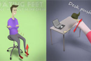Những nguy hiểm cho sức khỏe do ngồi vắt chéo chân