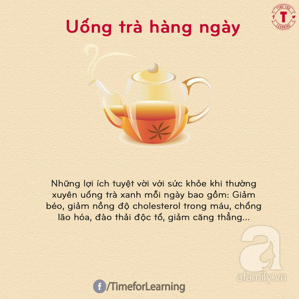 15 việc nên làm hàng ngày