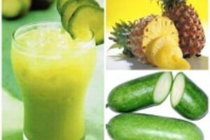 Phương pháp giảm cân hiệu quả từ nước ép bí xanh và dứa