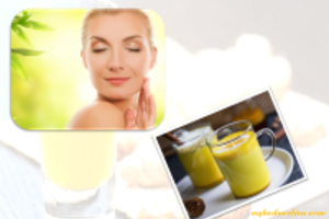 Bật mí cách uống tinh bột nghệ sữa tươi giúp da trắng hồng tự nhiên