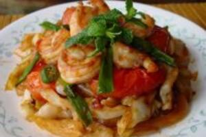 Cách làm món tôm xào bắp cải giảm cân hiệu quả