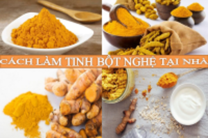 Bí quyết làm tinh bột nghệ tại nhà giúp tối ưu chất lượng bột nghệ