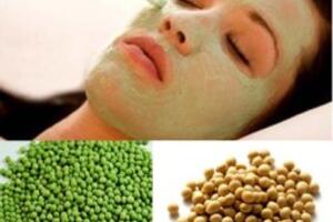 Cách làm trắng da mặt tự nhiên với đậu xanh và đậu nành