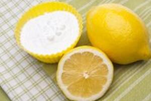 Cách trị mụn đầu đen bằng baking soda và chanh