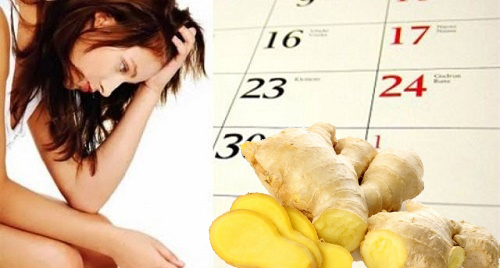 Biện pháp điều trị rối loạn kinh nguyệt bằng gừng tươi