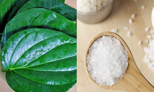 cách chữa bệnh tổ đỉa bằng lá trầu không