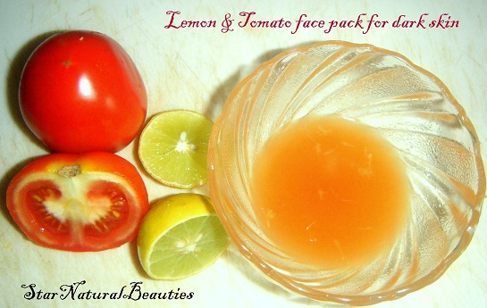 cách làm trắng da mặt từ cà chua và chanh