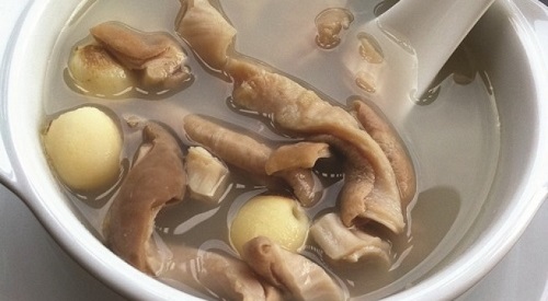 Ăn dạ dày lợn hầm với ý dĩ giúp nàng hưng phấn