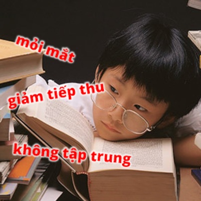 Cách chăm sóc đôi mắt sáng khỏe trong mùa thi cử