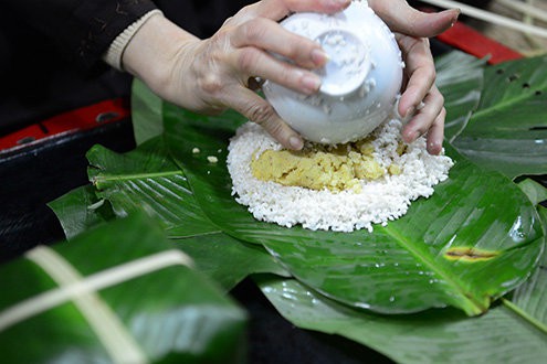 Vị thuốc trong chiếc bánh chưng - Ảnh 1. Vị thuốc trong chiếc bánh chưng - Ảnh 1.