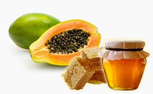 trị nám da bằng mật ong và đu đủ