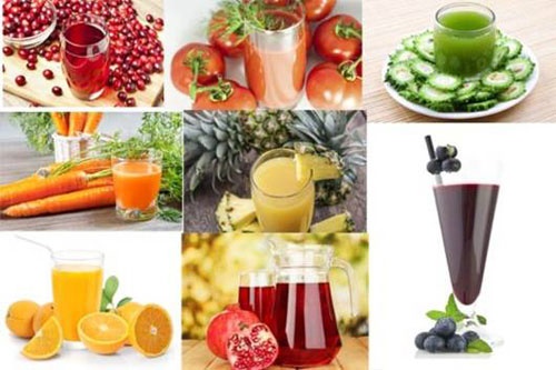 Các loại nước ép rau quả
