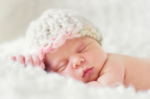 Newborn baby sleeping