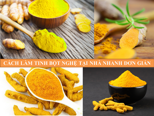 Làm tinh bột nghệ tại nhà có đơn giản không?