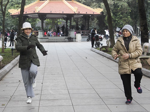 Tập thể dục quá sớm vào mùa lạnh