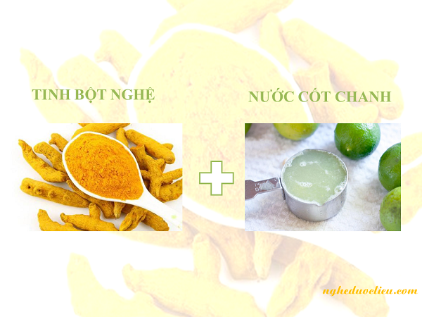 Dùng tinh bột nghệ đắp mặt với sữa chua và chanh giúp chăm sóc da khô an toàn