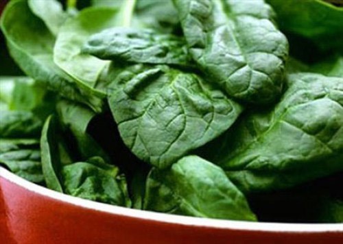 Rau chân vịt: Là một loại rau giàu canxi và vitamin C, vitamin K, photpho, kali, kẽm giúp tăng cường cơ bắp, giảm các vết rạn xương hữu hiệu, ngoài ra còn có selen giúp bảo vệ gan. Thành phần carotenoid neoxanthin trong rau chân vịt có thể tiêu diệt các tế bào ung thư tiền liệt tuyến trong khi beta carotin loại trừ tế bào ung thư ruột kết. Đáng chú ý, dinh dưỡng trong cuộng và rễ rau chân vịt còn nhiều hơn cả ở lá rau. Do đó không nên bỏ cuộng và rễ rau khi chế biến.