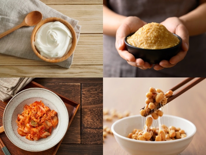 Thực phẩm chứa nhiều men vi sinh giúp cải thiện tiêu hóa.