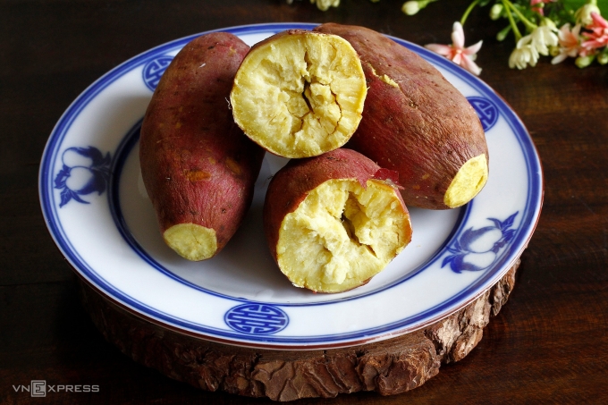 Khoai lang luộc cung cấp